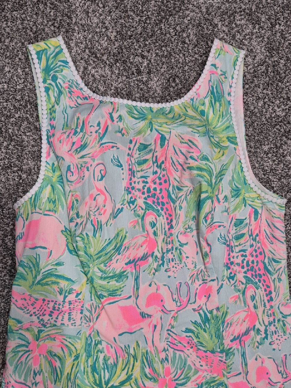 Lilly Pulitzer Mila Shift Dress Seasalt Blue on Parade Size 8 Nwot - Picture 2 of 8
